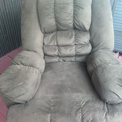 Dark brown Recliner.  Power