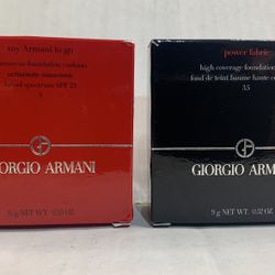 2 Giorgio Armani Foundation 9g X2