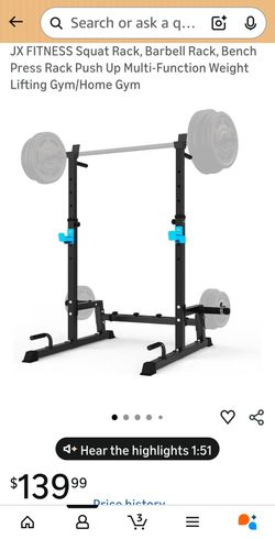 Squat and weight bench like new