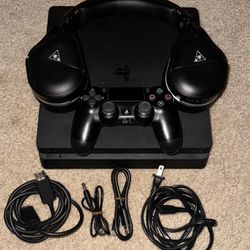 PS4 with Headset