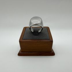 Stainless steel oval shape ring