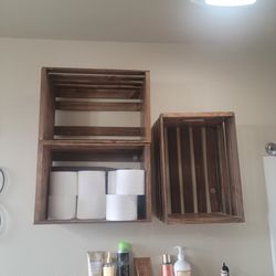 crate wall shelves