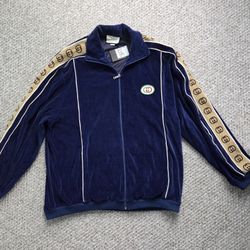 Gucci
velvet half zip mock sweatshirt