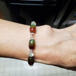 Swaroski Crystal Bead Elastic Bracelet