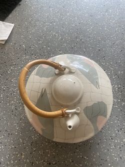 Circular Antique Teapot