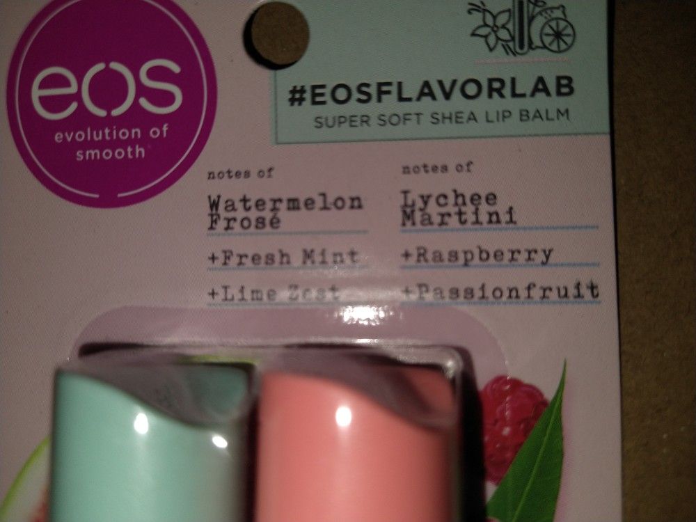 EOS Flavor Lab Super Soft Shea Lip Balm Twin Pack