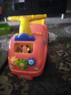 Mickey musical push toy
