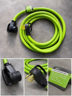 Tesla 50 Amp Extension Cord 15 ft – NEMA 14-50 Heavy Duty EV Charging Cable