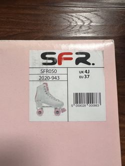 Roller skates/ Quad Skates/ Pink And White Size 6.5/7