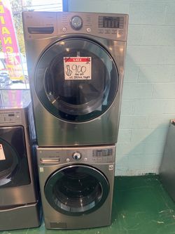 LG front load washer and electric dryer 20% Off
