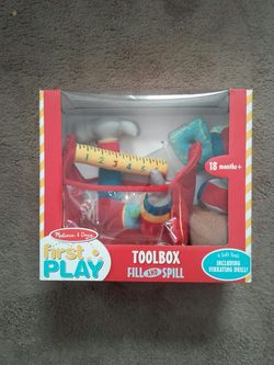Melissa & Doug Soft Toy Tools & Toolbox NIB