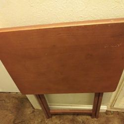 Wooden Foldup TV Tray