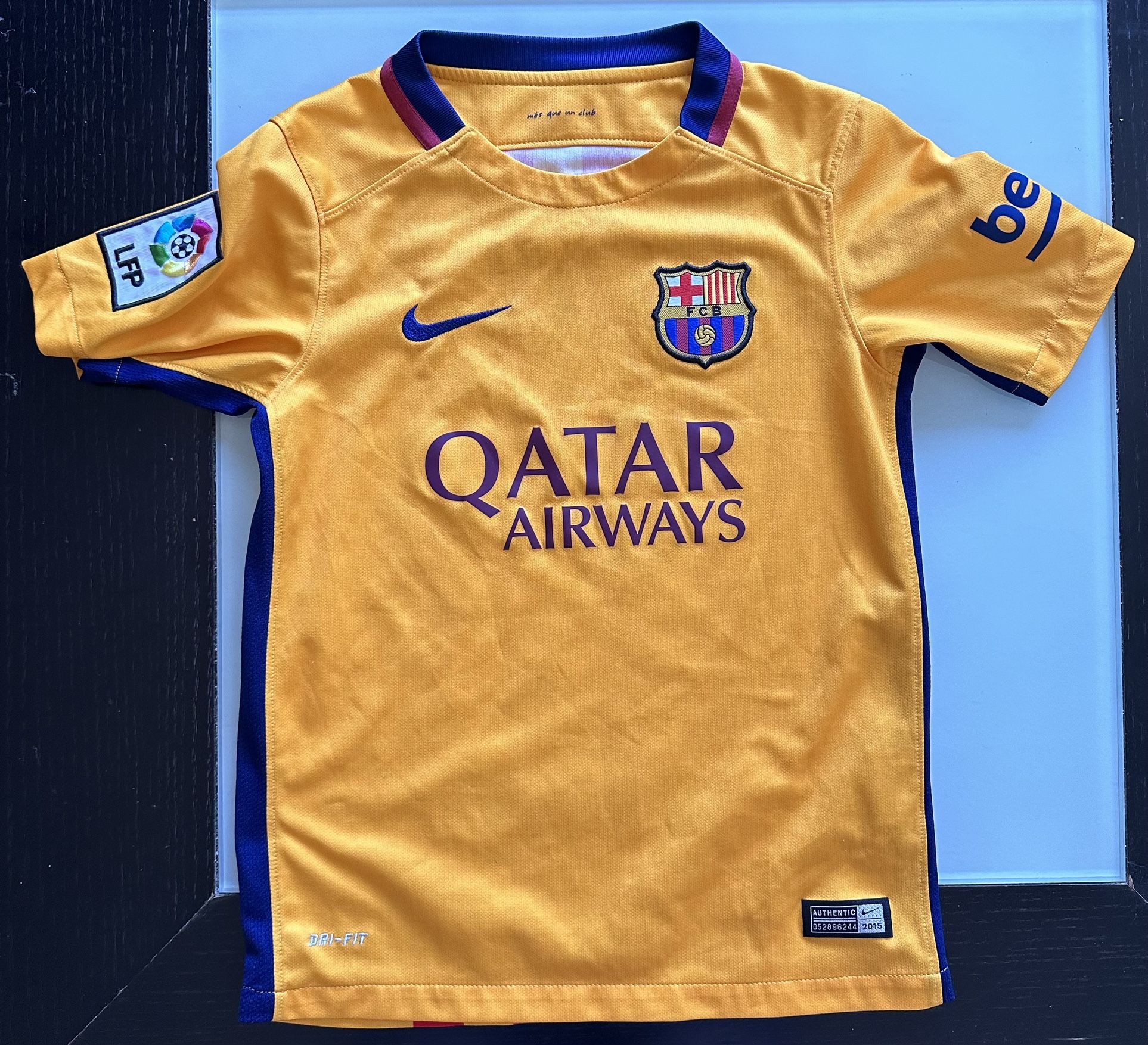 Nike FC Barcelona 2015 2016 Away Football Soccer Jersey Shirt 