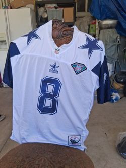 Mitchell Ness Authentic 75 Years NFL Dallas Cowboys Troy Aikman 8 Jersey 56 XXXL