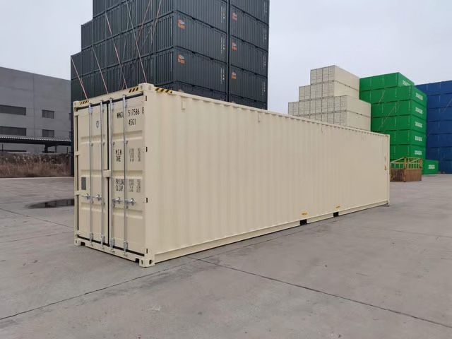 Minn NEW 40ft Beige One Trip Shipping Containers For Sale