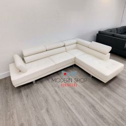 SECTIONAL COUCH ( AVAILABLE IN BLACK, WHITE, GRAY AND RED COLOR)