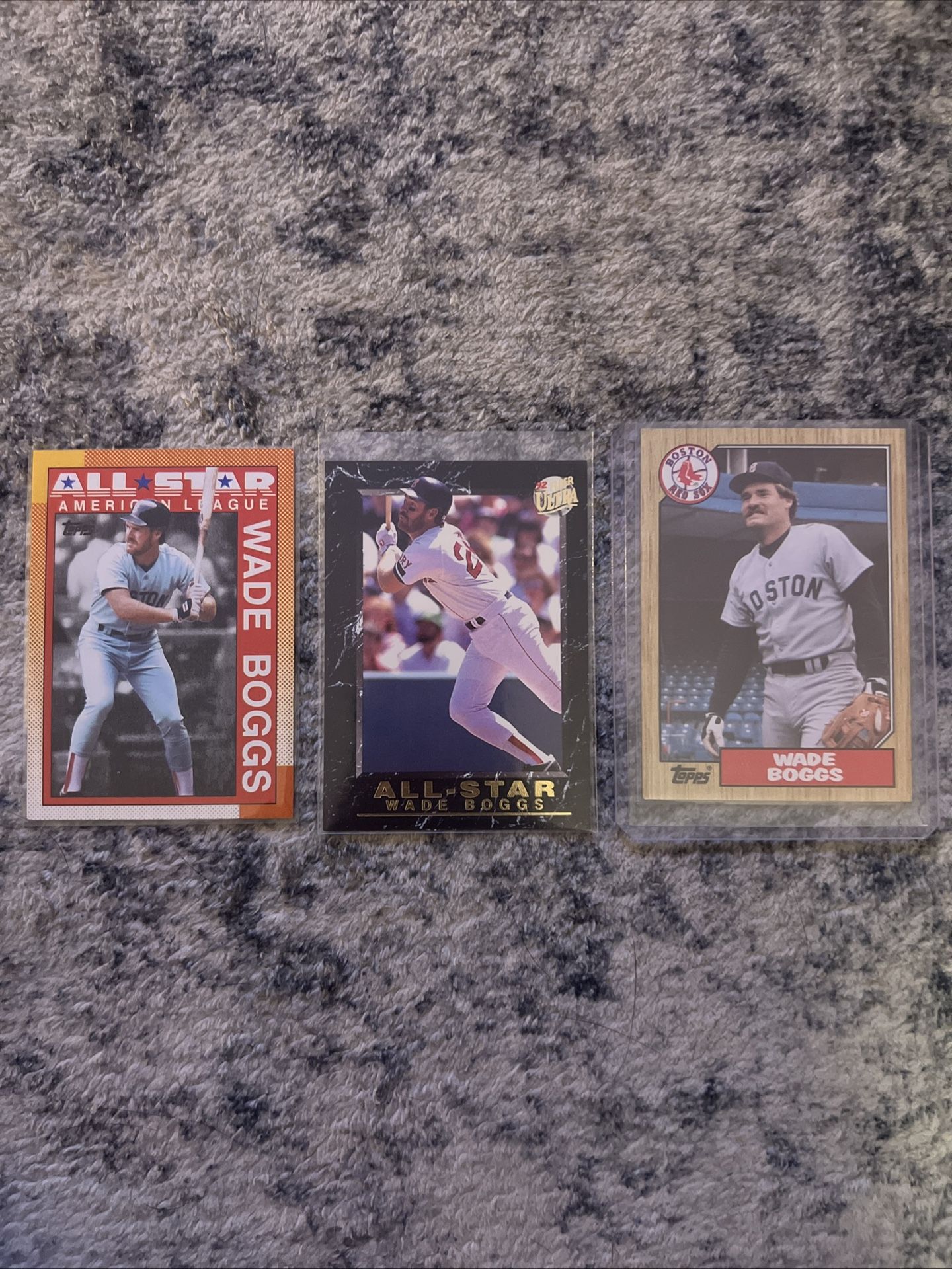 Wade Boggs Card Lot Of 3