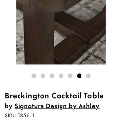 BRAND NEW IN BOX COFFEE TABLE 56”W x 30”D