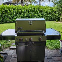 Stainless S Weber BBQ Grill