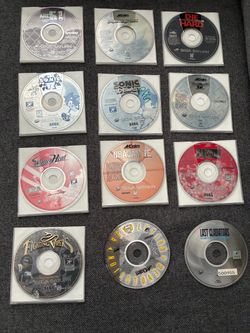 Sega Saturn Games Disc Lot of 12