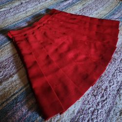 Red Tennis Skirt