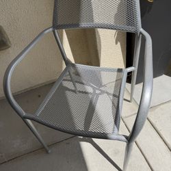 Outdoor Patio Chair – Metal Mesh
