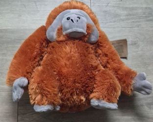 Orangutan Plush 12" Stuffed Animal Orange & Tan A502