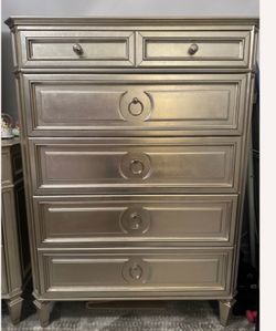 Z Gallerie Regal 5 Drawer Tall Dresser