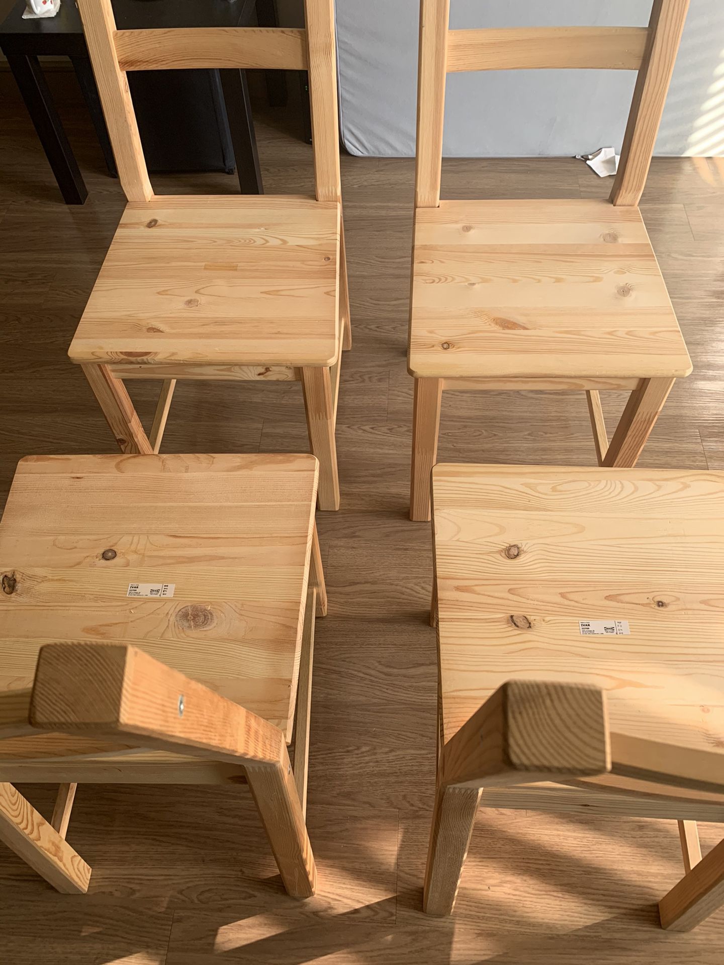 IKEA Wooden Chair set of 4