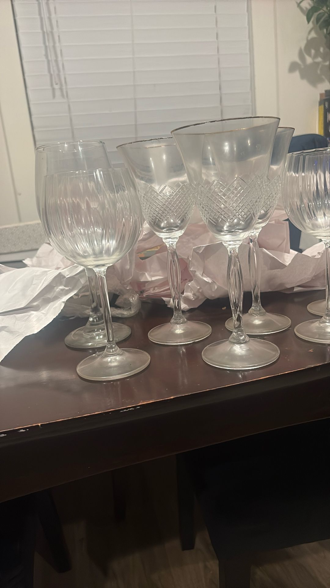 Crystal Wine Cups