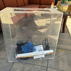 Acrylic Fisk tank with accessories