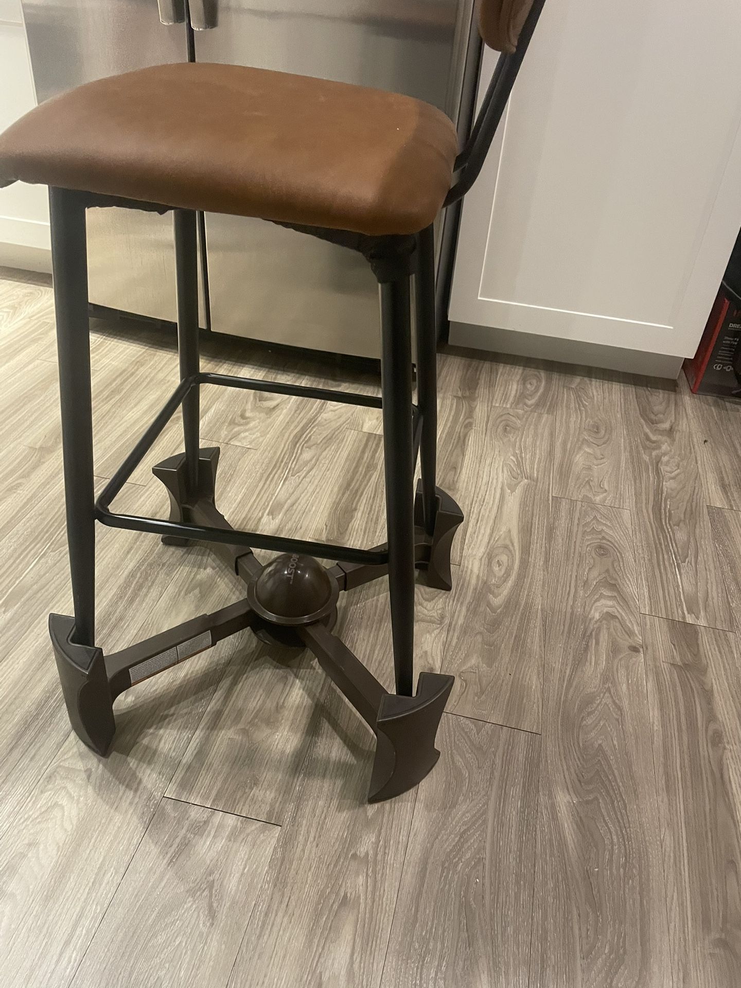 Kaboost Booster Seat for Kitchen Chair, Chocolate - Goes Under The Chair - Portable Chair Booster
