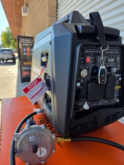 DIE HARD DUAL FUEL GASOLINE OR PROPANE 5000 WATTS INVERTER SUPER QUIET GENERATOR NEW