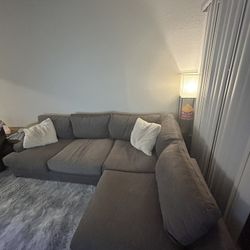 Cindy Crawford Like NEW Furnished L Shaped Couch 