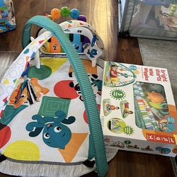 Baby Einstein and bright starts mat