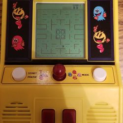 Electronic Handheld Pac Man Mini Arcade Game Item# 09521 TESTED