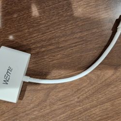 2-in-1 Mini displayport/Thunderbolt To VGA / HDMI Adapter Cable Dongle For MacBook 