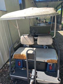 Car golf electric aluminio used bad condition