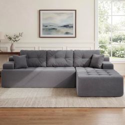 L piece sectional. Right arm chaise
