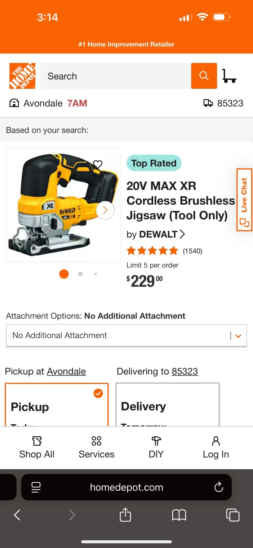 New Dewalt Brushless Jigsaw