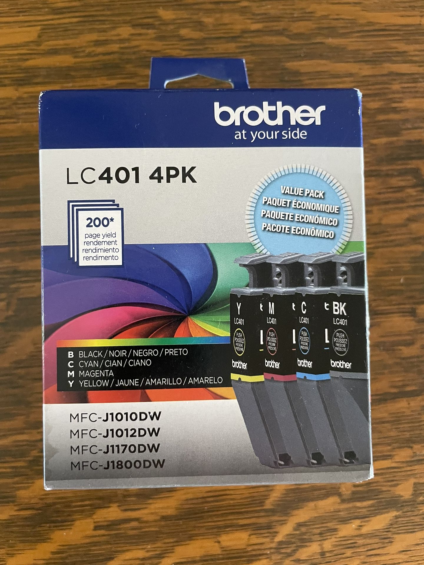 Brother LC401 4 Pack Printer Ink - NEW