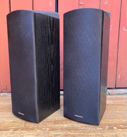 ONKYO front left and right surround speakers