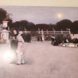 Canvas Wall Oil Painting With The Artist Signature