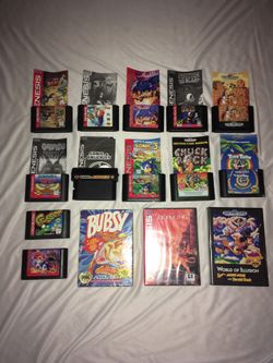 Sega Genesis Game Lot