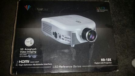 PLATINUM HD-3D-18K PROJECTOR WITH SCREEN