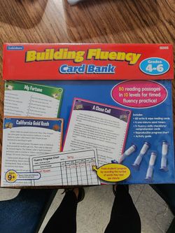 Lakeshore Building Fluency Card Bank NeW