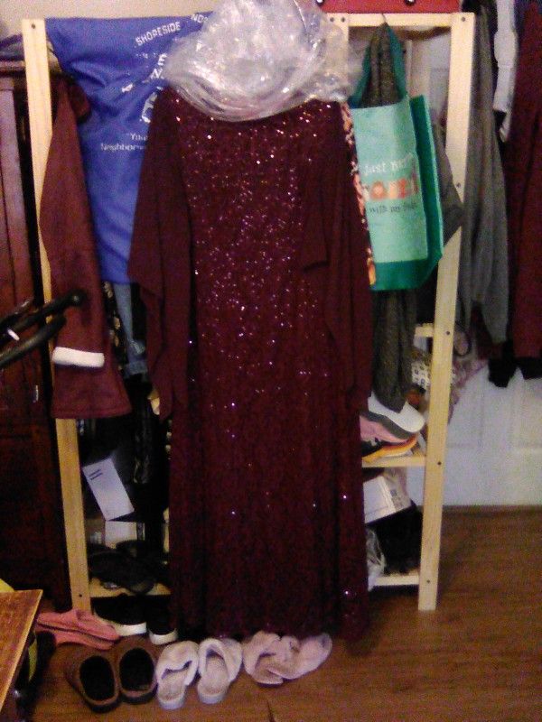 Formal Women's Dress W/Sequins Size 18 $10!!
