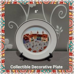 COLLECTIBLE VILLEROY & BOCH DECORATIVE PLATE 
