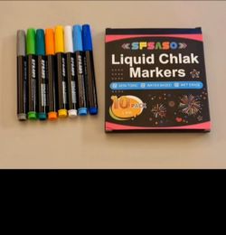 SFSASO Liquid Chalk Markers 10 Pack