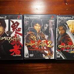Onimusha Ps2 Trilogy. Onimusha Warlords, Onimusha 2 Samurai’s Destiny, Onimusha 3 Demon Seige